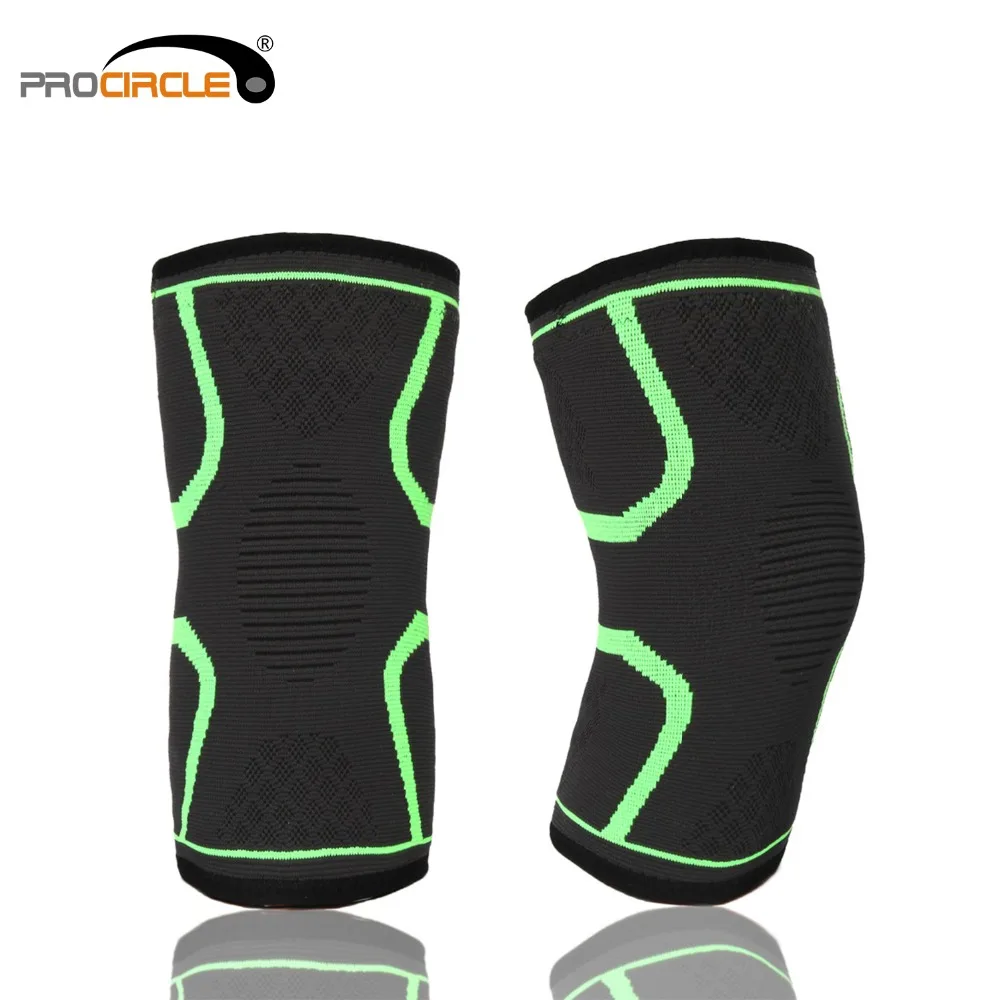 

Procircle 1Pair Knee Protector Nylon Sport Knee Pads for Running Cycling Fitness