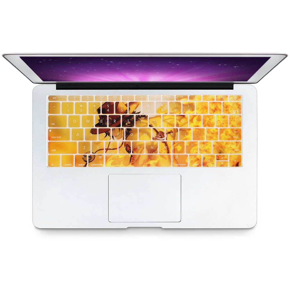 Силиконовый чехол для клавиатуры защита кожи много изображений Macbook 12 retina 2016 2017