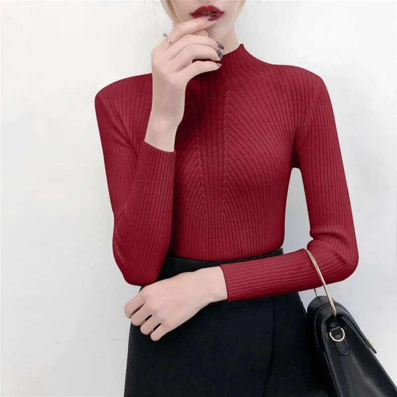 

Winter Women pullover sweater fashion Autumn plus size sweaters O-neck knitwear loose knitted sweater female slim casual tops