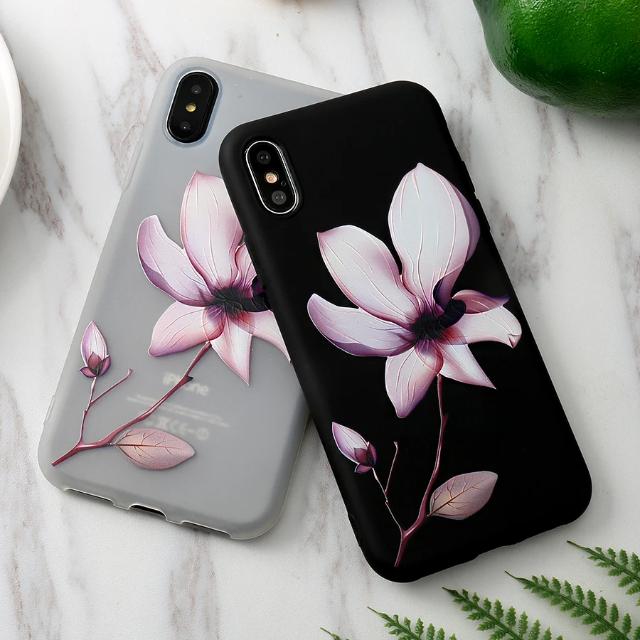 Рельефный чехол Lotus Flower для Samsung Galaxy J3 J5 J7 2015 2016 2017 EU S10 Plus S10E M10 M20 A10 мягкий