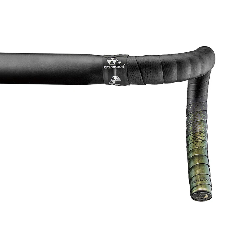 

Anti-Slip Advanced Road Bicycle Racing Bike handleBar Tape With Leather Touch-Chameleone,PU with Gel padded