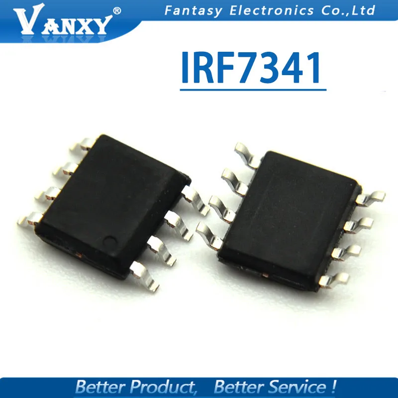 10 шт. IRF7341 SOP-8 IRF7341TRPBF SOP IRF7341TR SOP8 F7341 Dual N-channel новый оригинальный FET | Электронные