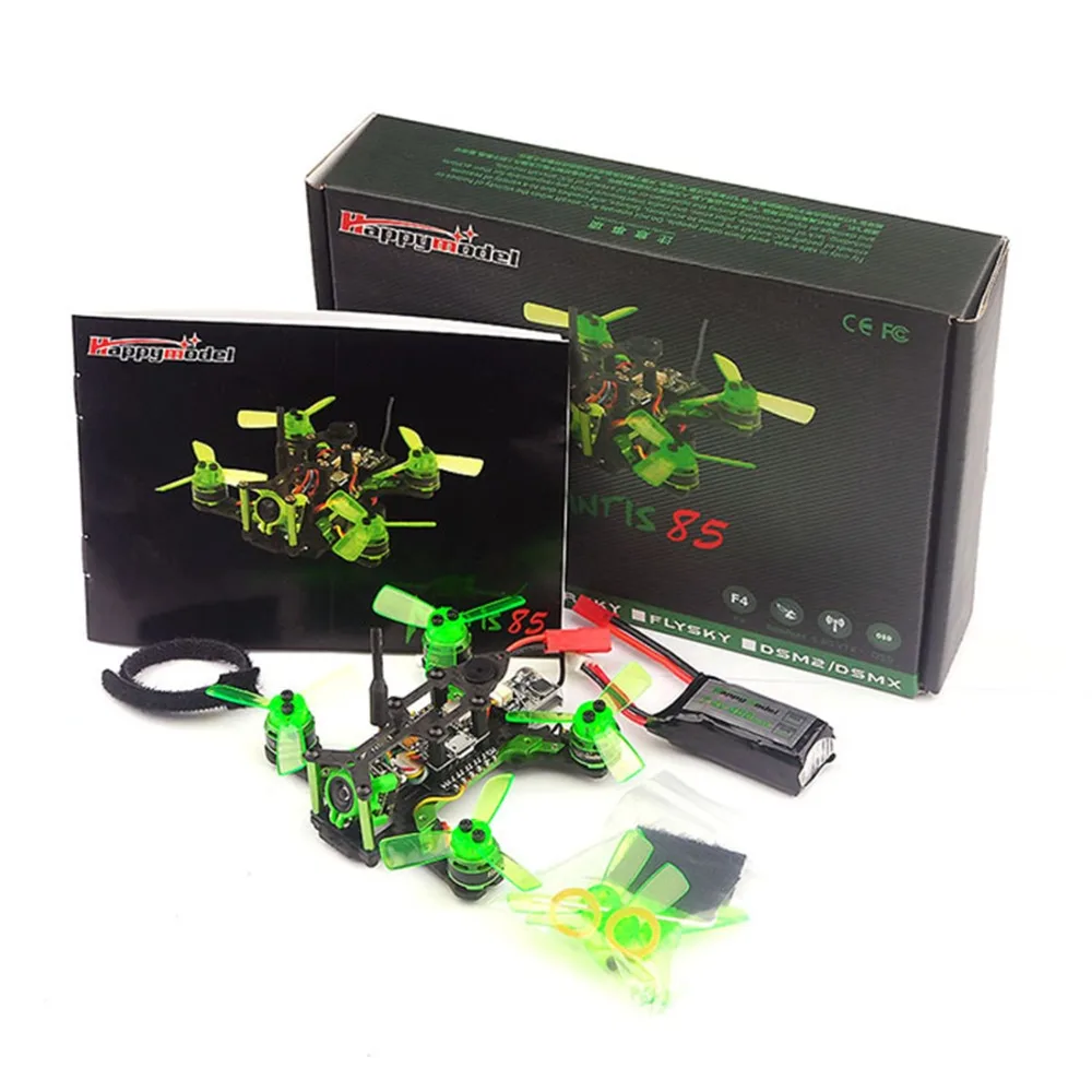 Mantis 85 микро FPV гоночный RTF Дрон с Frsky/Flysky приемником F4 Контроллер полета с FPV часы 40CH TFT монитор BNF версия