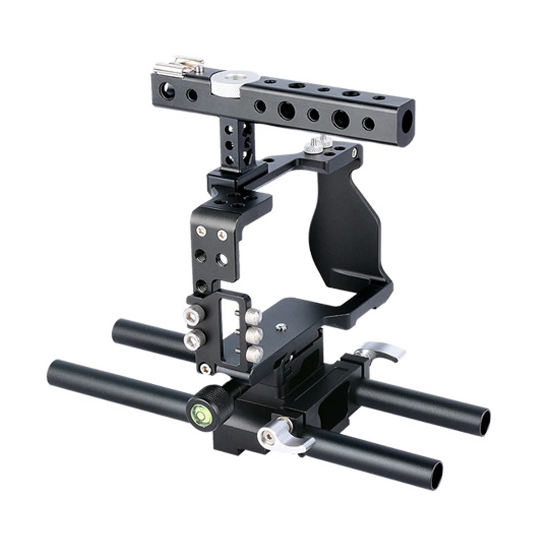 Штатив для видеокамеры DSLR со стабилизатором и верхней ручкой Sony A6000 A6300 A6500