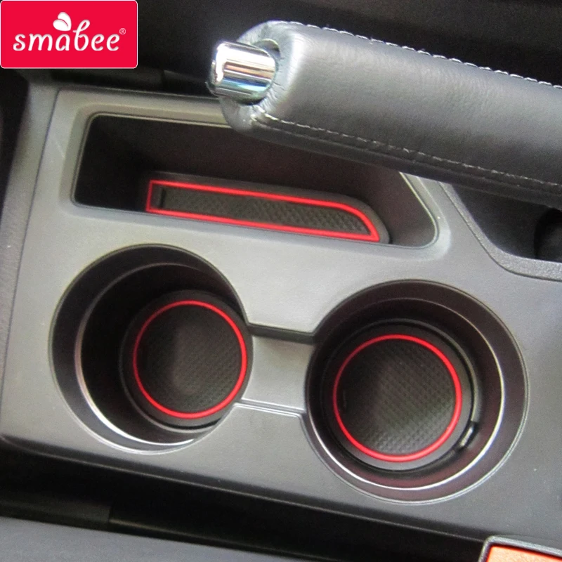 Smabee Gate slot pad for Compass Patriot 2007 - 2016 Liberty Anti-Slip Mat Interior Accessories Cup Holders Non-slip mats |