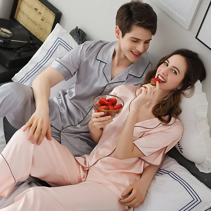 CherLemon женская летняя тонкая атласная Домашняя одежда мужской топ с коротким