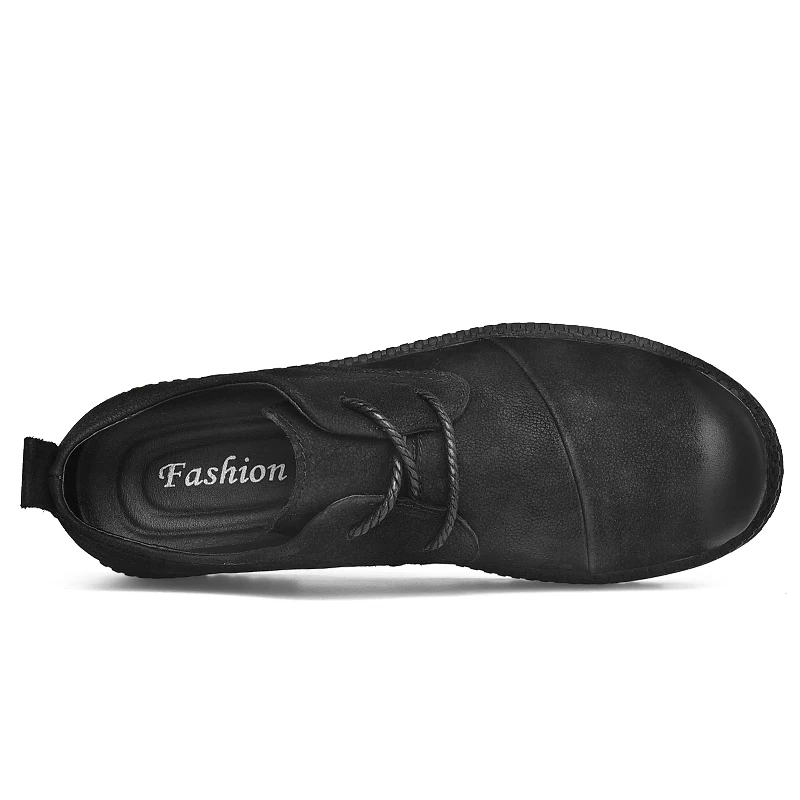 CLAX Men Shoes Genuine Leather Spring Autumn Casual Shoe Male Walking Footwear Soft Black Fashion | Обувь