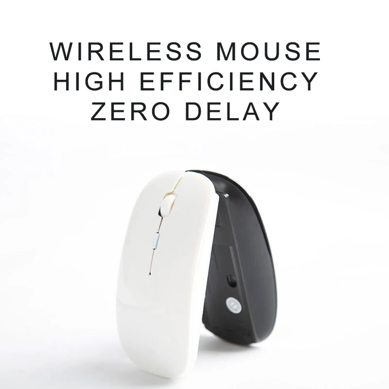 06A Ultra-thin 2.4G Wireless Mouse Portable Ergonomic Optical Mice USB Slim Computer for Laptop Tablet Desktop Notebook PC | Компьютеры и