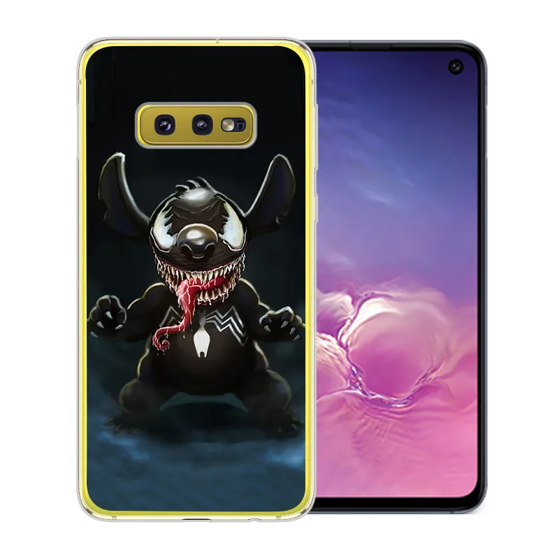 1277 Мультипликационный Ститч marvel для samsung Galaxy S6 S7 Edge S8 S9 S10 Plus Lite Note 8 9 чехол для телефона мягкий чехол Coque Etui Funda Capinha - Цвет: 1277