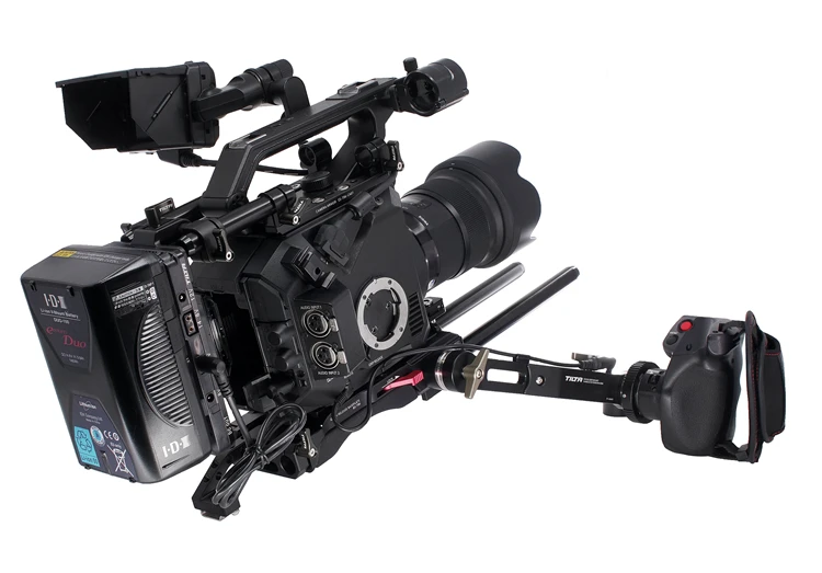 TILTA ES-T86 профессиональная камера установка для Panasonic EVA1 v-замок пластина+ Система питания+ удлиняющий кронштейн