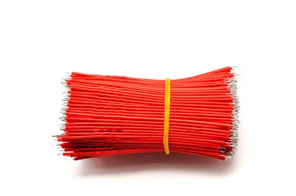 100PCS/LOT Tin-Plated Breadboard PCB Solder Cable 24AWG 8cm Fly Jumper Wire Tin Conductor Wires 1007-24AWG Connector | Электронные