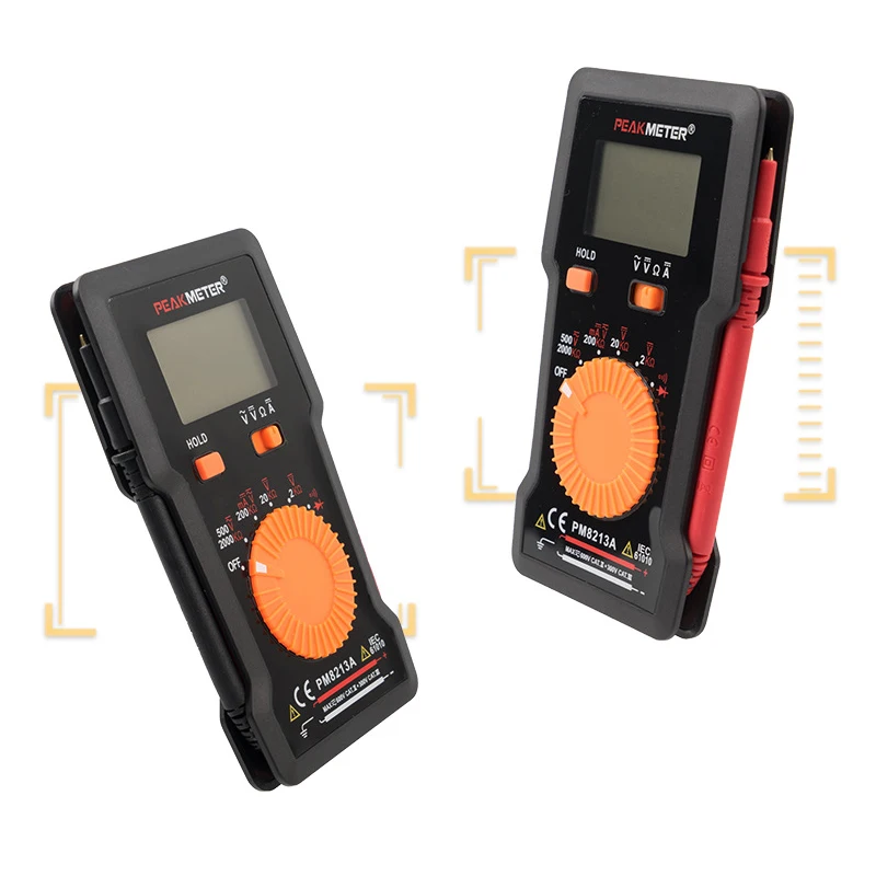 Мультиметр PEAKMETER PM8213A/B/C Многофункциональный Высокоточный цифровой мультиметр 400