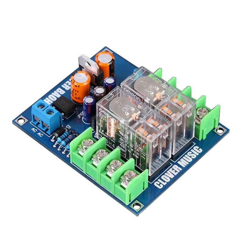 Двойной OMRON релейный 7812 + UPC1237 комплект защитной платы динамика для HIFI DIY AC 12 24|upc1237