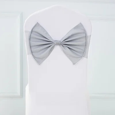 20 цветов спандекс кресло пояс готовые галстук бабочка лента из лайкры украшение