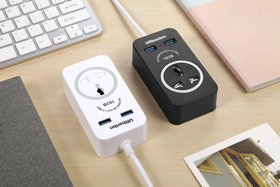 Urbantin USB силовая полоса умная вилка Быстрая зарядка USB Универсальная Розетка с EU UK AU US вилка мульти штепсельная силовая полоса