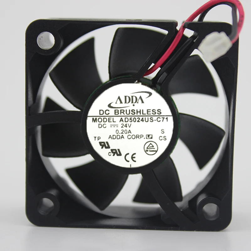 Оригинальный AD5024US-C71 24V 0.20A 5CM 5020 2-проводной инверторный охлаждающий вентилятор