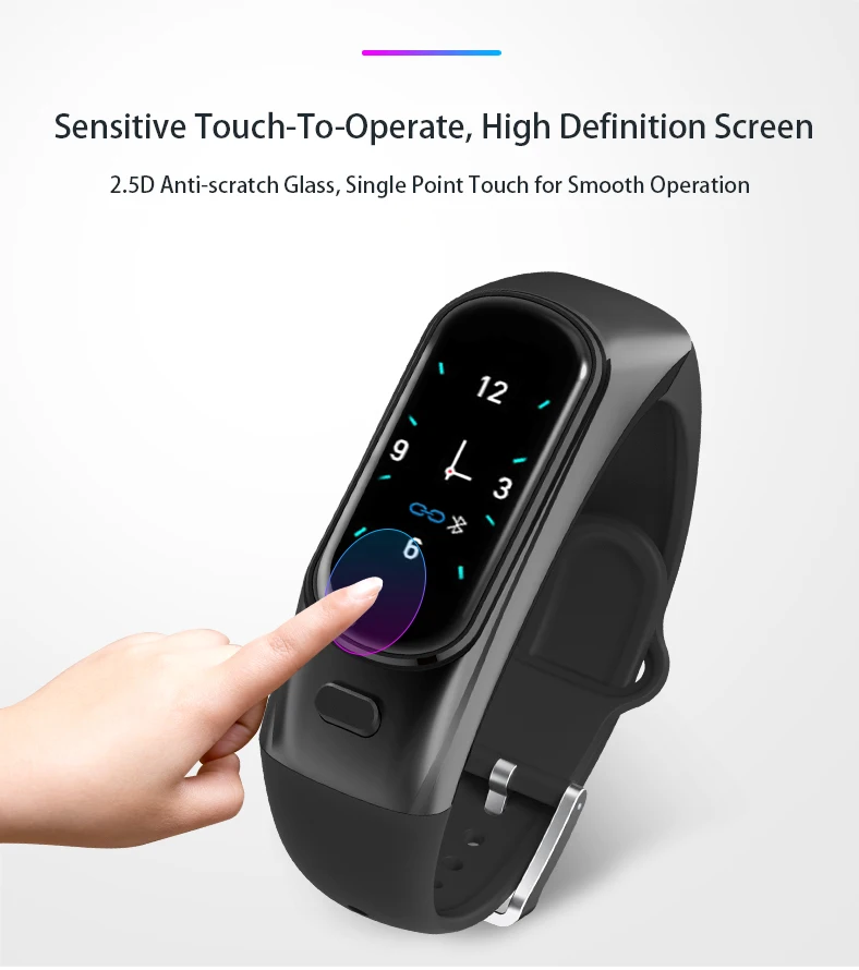 H109 2-в-1 спортивный смарт-Браслет беспроводные звонки по Bluetooth гарнитура для huawei samsung телефон сердечного ритма крови Давление Водонепроницаемый