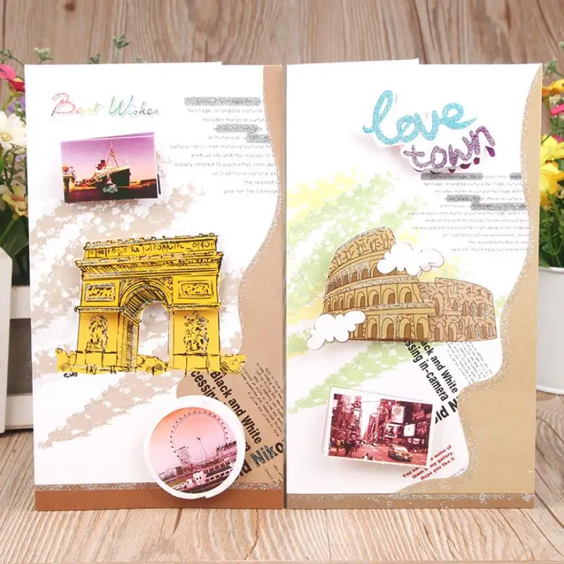 8 шт./лот Высокое качество романтическая Открытка Дети Студенты Рождественский