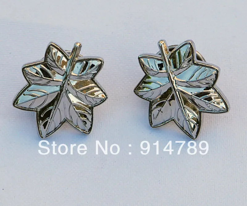 WWII США морской пехоты дубовый лист подполковник металлический блестящий значок