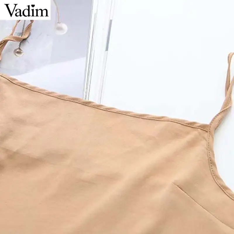 Vadim милый Женский в горошек Блузка фонари рукавом see through из двух частей дизайн