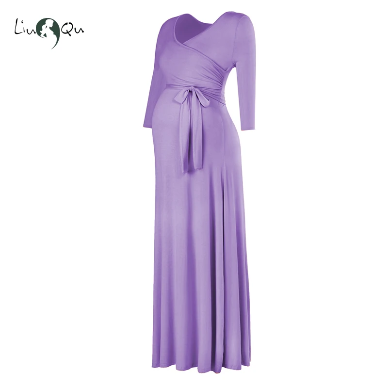 Длинные платья с перекрестными лямками и рукавами три четверти женские для