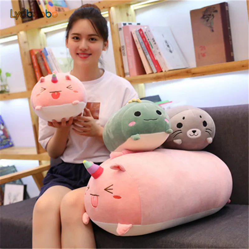 60 см Новая Угловая био Подушка японская анимация Sumikko Gurashi Плюшевые Единорог Шиба
