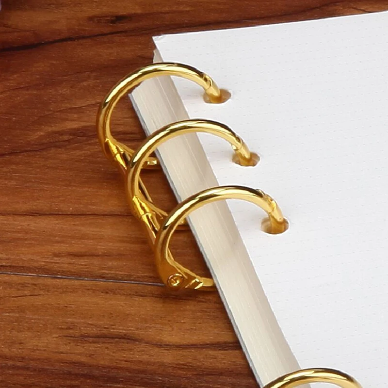 

Новинка 1 шт. DIY, иных металлических зажим 3 отверстия для колец для Тетрадь отрывными листами дневник, фотоальбом переплета