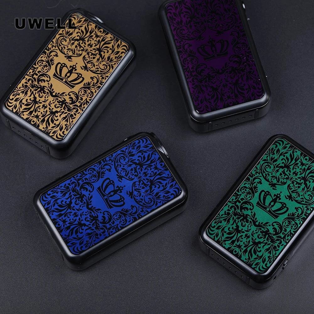 Оригинальный бокс мод Uwell Crown 4 мощность 200 Вт без 18650 для вейпа бак электронная