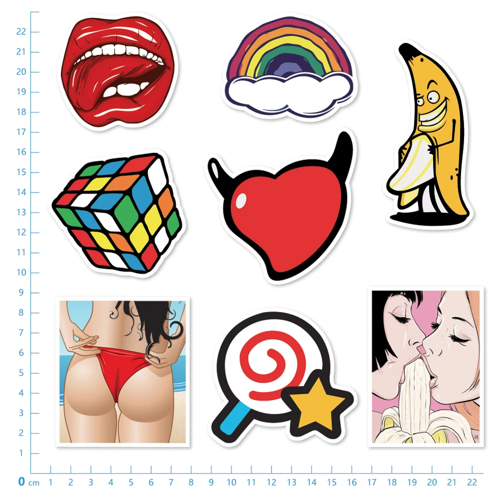 100 pcs/pack stickers Classic Fashion Style Graffiti Stickers For Moto car suitcase cool laptop Cartoon anime Skateboard sticker | Игрушки и