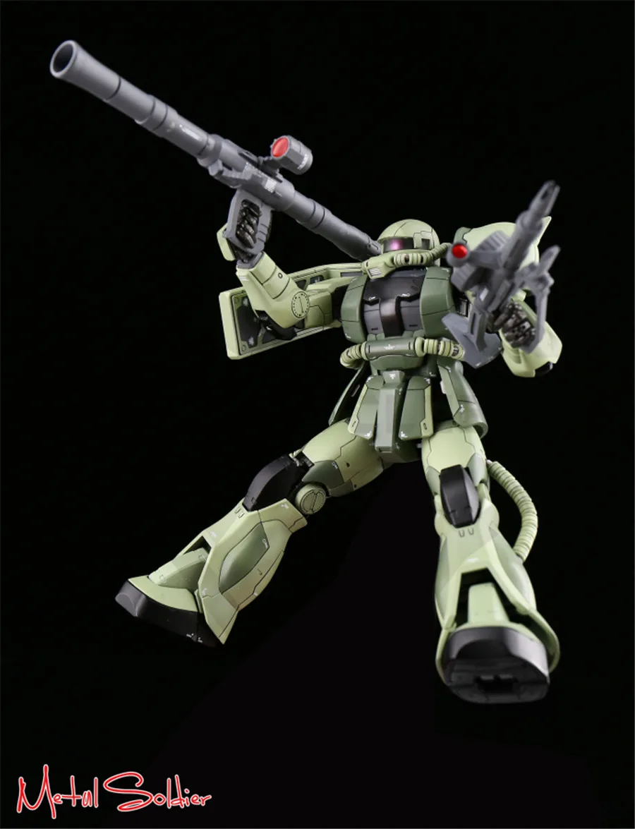 Comic Club MS металлический солдат MB 1/100 металлическая сборка gundam green zaku II сплав робот Высокое качество фигурка