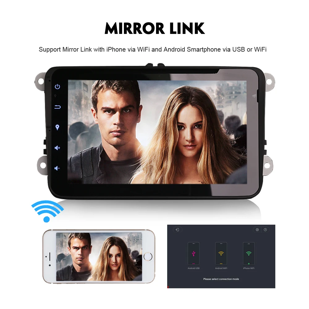 8 &quotAndroid 0 Авторадио DAB + SatNav GPS CD WiFi 4G RDS BT DVD Радио SD DVR DTV IN dvd плеер автомобиля для SKODA