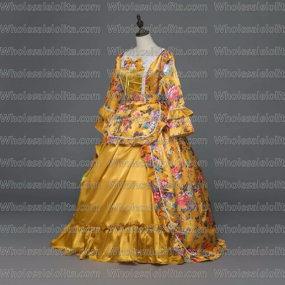 Новый праздник Marie платье Антуанетты Готический период платья в средневековом