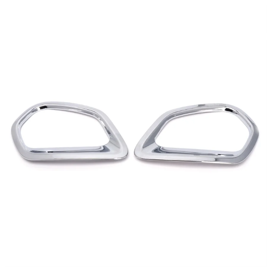 ABS Хромовая Автомобильная задняя лампа заднего противотуманного фонаря Накладка