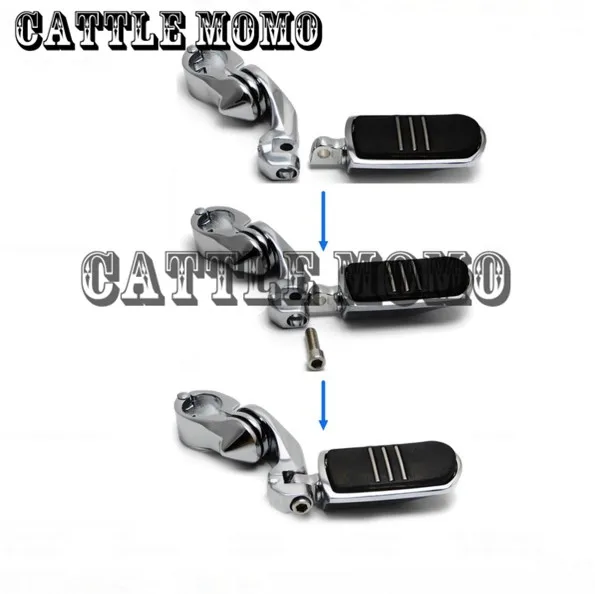 Регулируемые прищепки для двигателя 1 360 дюйма 1/4 градусов Harley Cross Bones 08 11 Fatboy 06