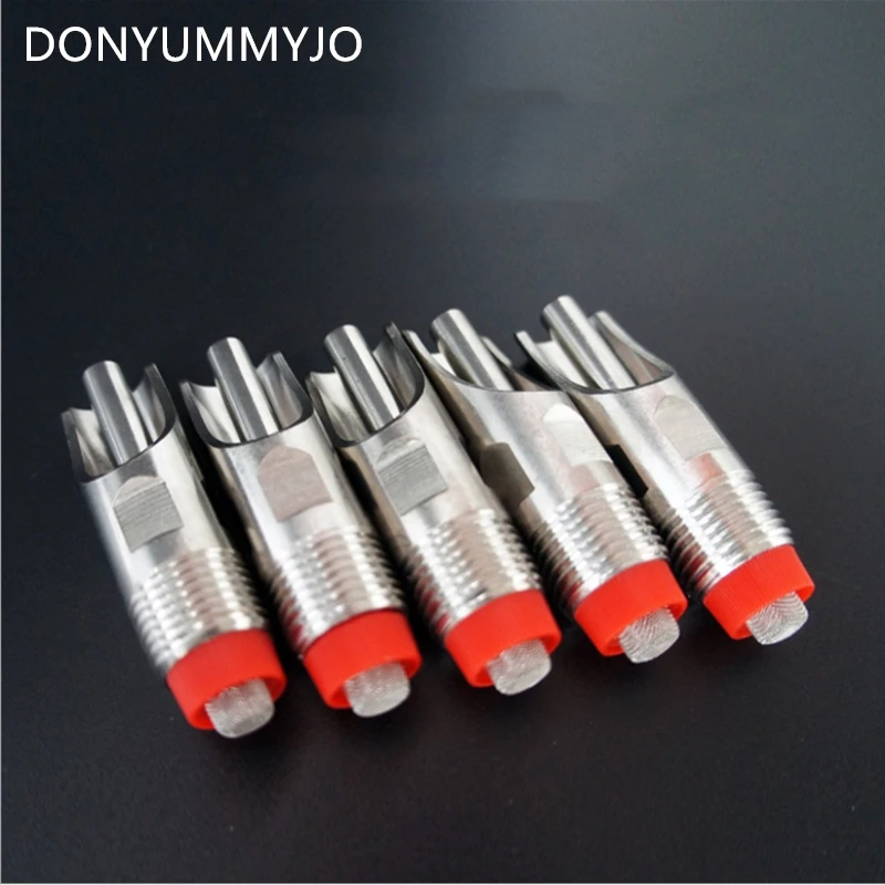 

10pcs/pack Stainless Steel Poultry With Duckbill Type Drinking Fountain Nozzle With Filter Faucet