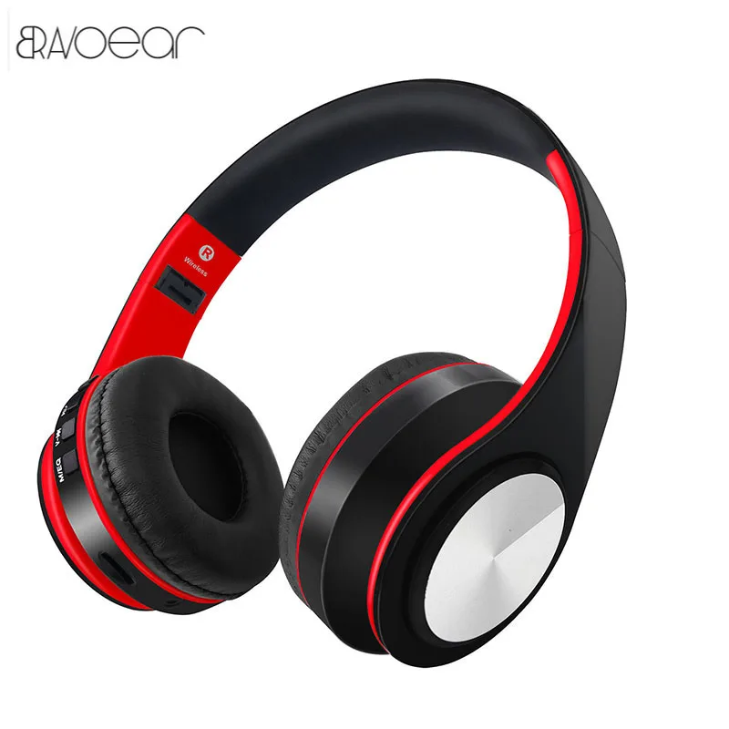 BRAVOear беспроводные наушники Bluetooth гарнитура стерео складные спортивные микрофон
