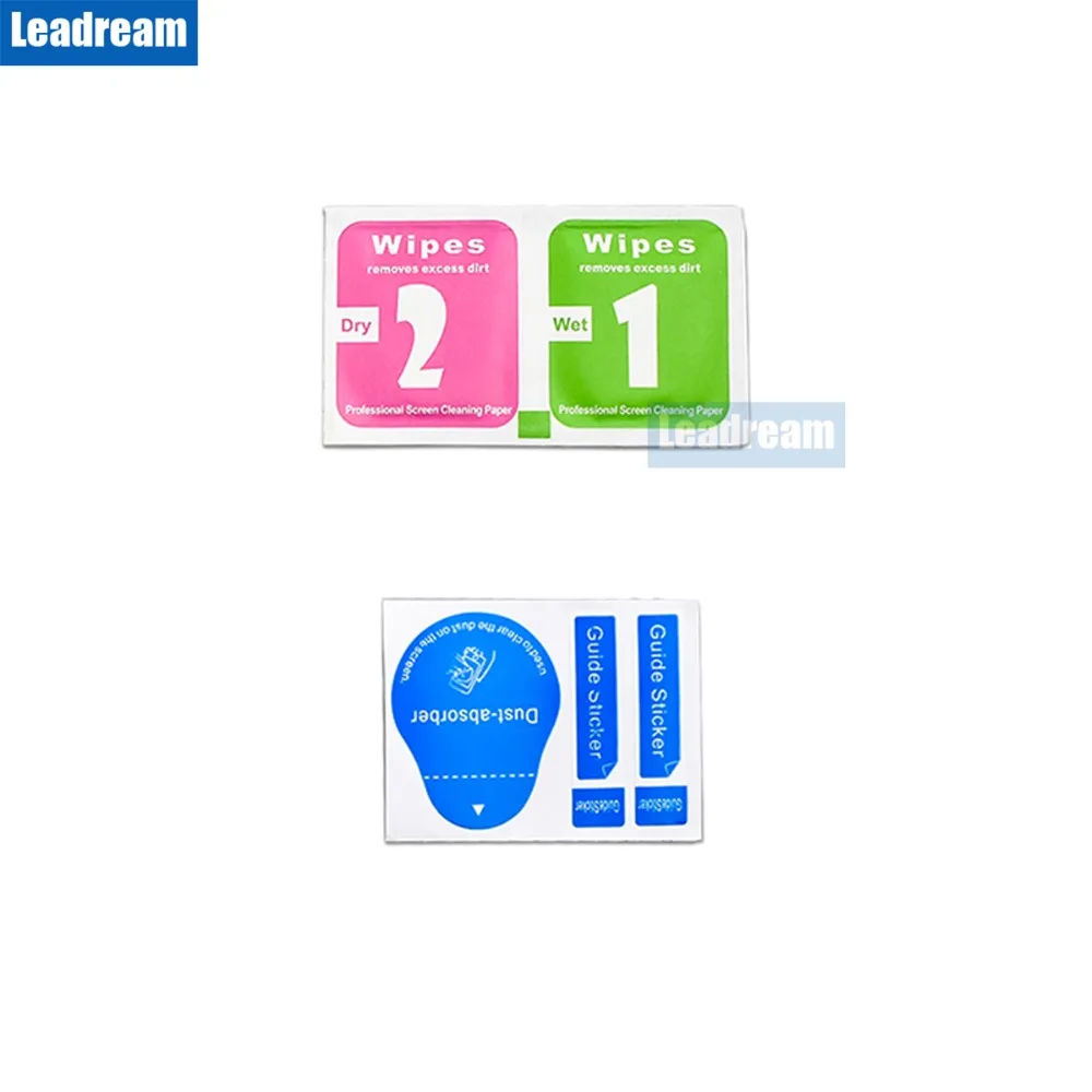 Leadream 2000 комплектов 5000 инструменты для очистки Влажная и сухая салфетка 2 в 1