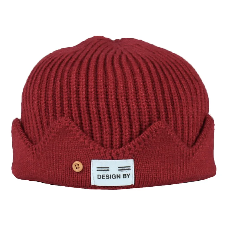 Wine Red DRESSUUP Jughead Jones ривердейл Косплей зимняя теплая шапочка шляпа тема эксклюзивный Корона вязаная шапка унисекс подарок Рождество Зима - Цвет: Wine Red