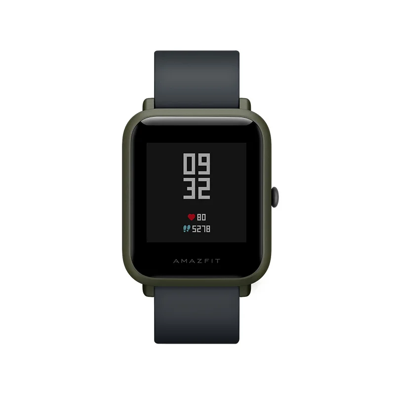 Green Huami Amazfit Bip Смарт часы Bluetooth gps Спорт монитор сердечного ритма IP68 Водонепроницаемый напоминание о звонках MiFit приложение сигнализация вибрация - Цвет: Green