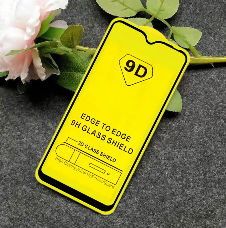1 шт./лот 9D полное покрытие закаленное стекло протектор экрана для Huawei P30 Lite Y5 Y7 Y6