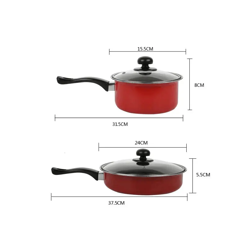 3 шт все в одном кухонная посуда набор со стеклянной крышкой включает себя