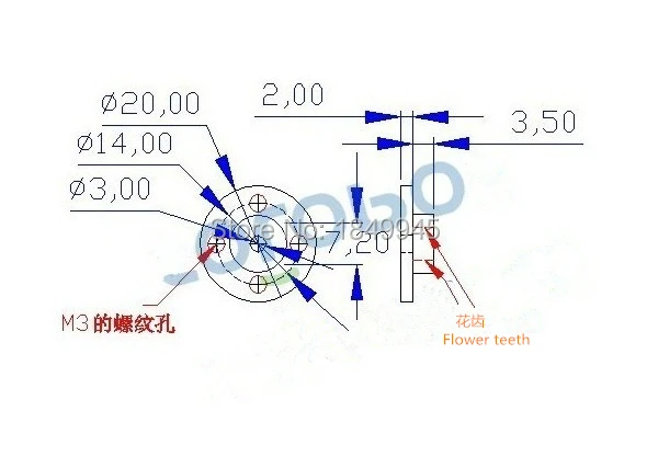 2 шт металлический сервопривод серворуль маленький диск на руль стандартный