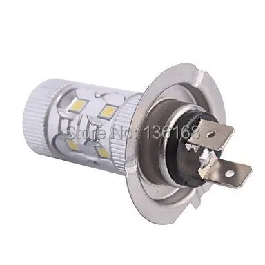 2 предмета светодиодный H7 60 Вт 12x SMD 800LM 6500K Luz бланка пункт Китай автомобиль авто Faros