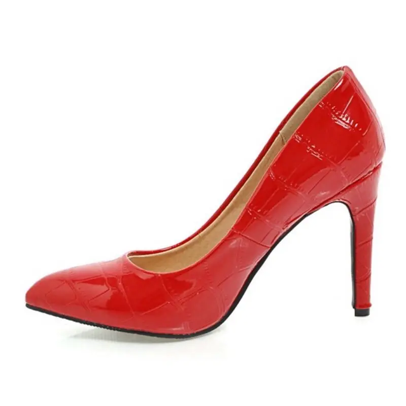 Coolcept Size 34-43 5 Colors Sexy Ladies Thin High Heel Spring Shoes Women Shallow Pointed Toe Pumps Wedding Footwear | Обувь