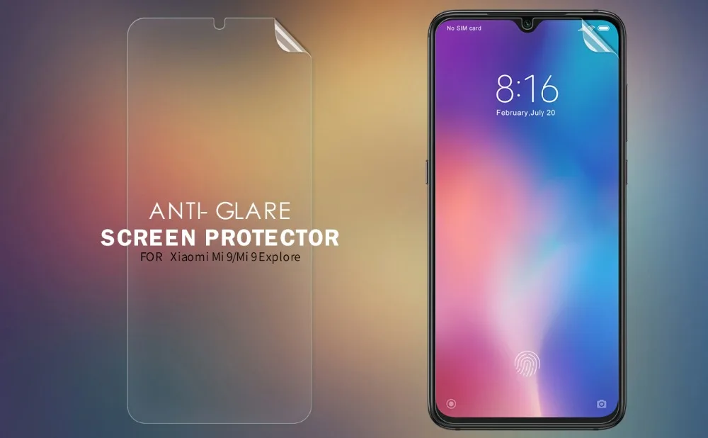 2 шт./лот для Xiaomi mi9 NILLKIN кристально прозрачная защитная пленка или Антибликовая