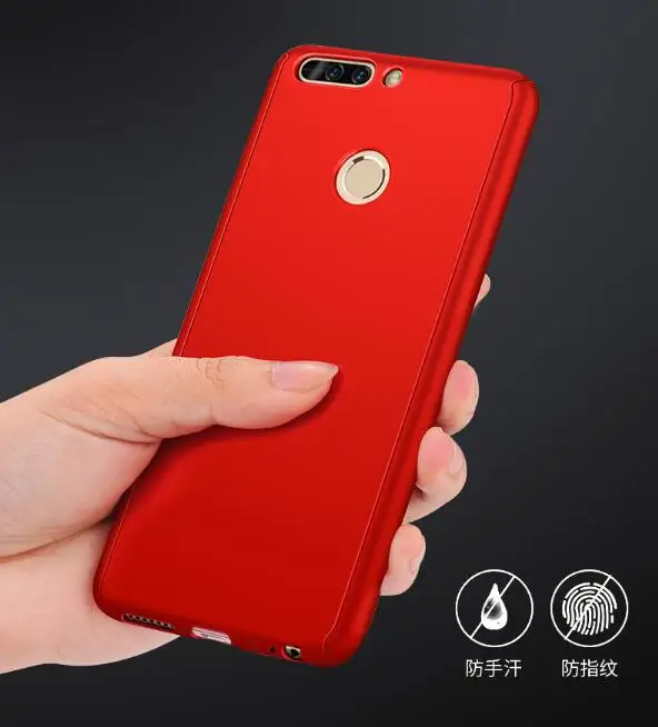 Твердые Матовые чехлы из закаленного стекла и поликарбоната для Huawei Honor 6C чехол с