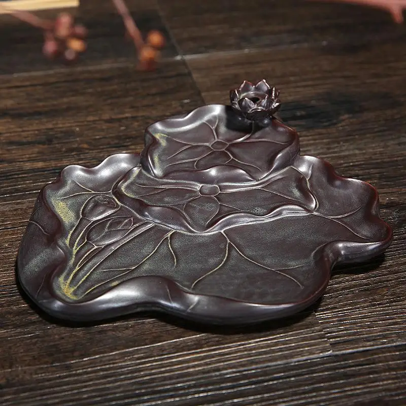 

Simple Backflow Incense Burner Home Garden Decor Waterfall Aromatherapy Incense Burner Holder Ceramic Smoke Flowing Crafts Gift