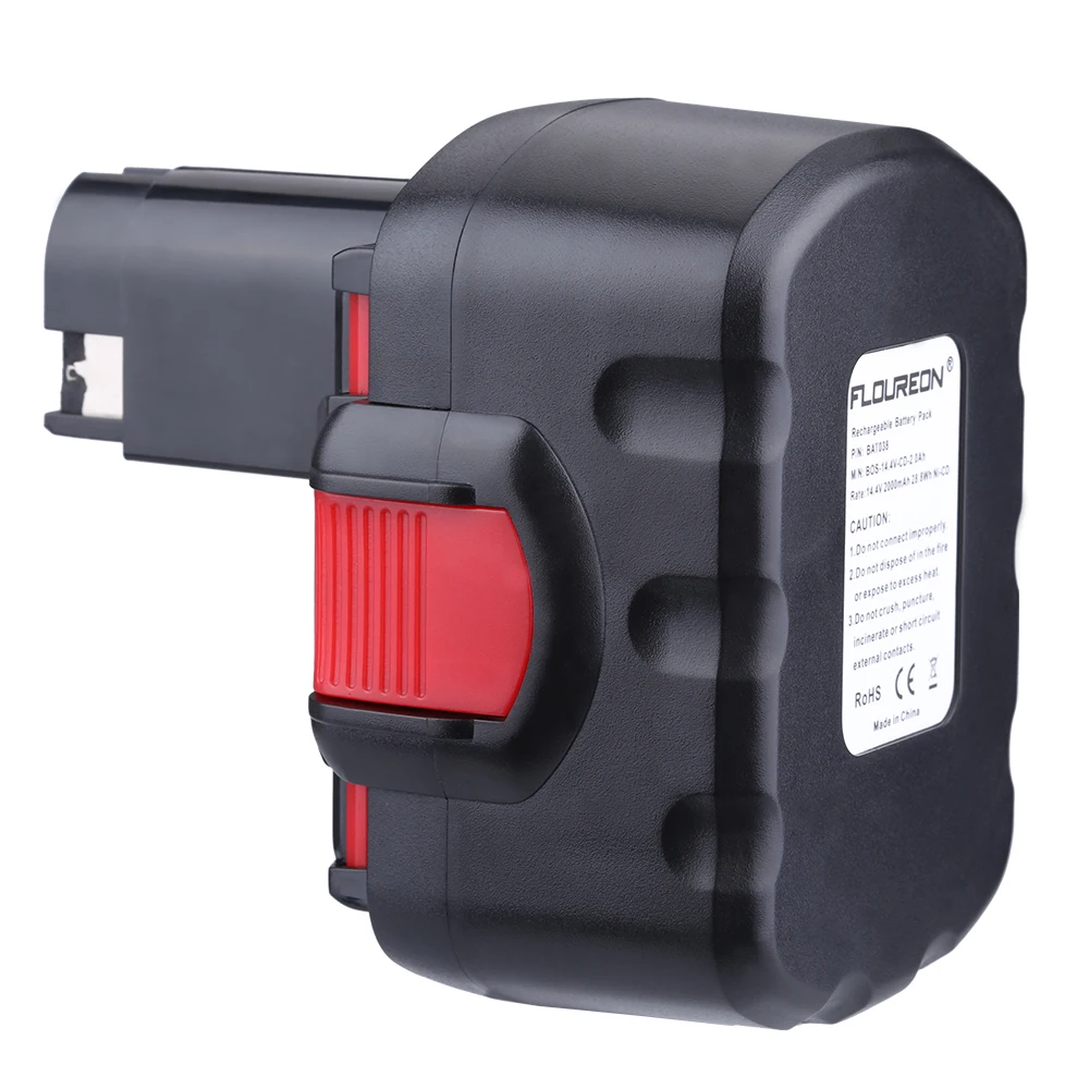 FLOUREON для Bosch 14 4 V 2000mAh Ni CD аккумуляторная батарея электроинструменты батареи дрели