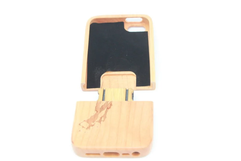 2pcs Handmade Natural Horse Pattern Wood Case Cover Protective Shell for Iphone 4 5 5s 6 6plus Free Shipping |