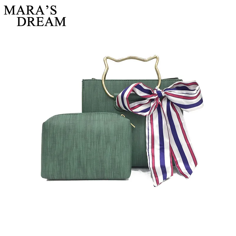 Mara's Dream 2018 дизайнерские милые женские кожаные сумки на плечо с верхними ручками